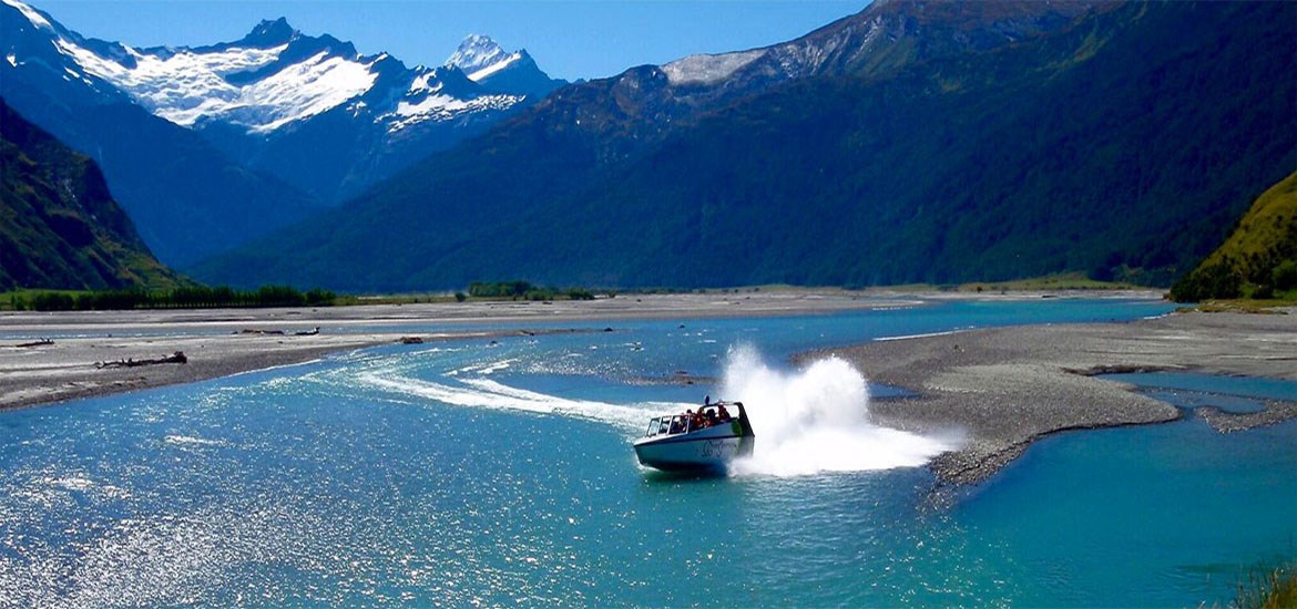 Mt Aspiring NP Jet Boat and Wilderness Walk