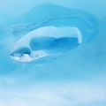 inside glacier