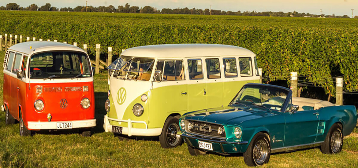 Classic and Luxury Cars Wine Tour